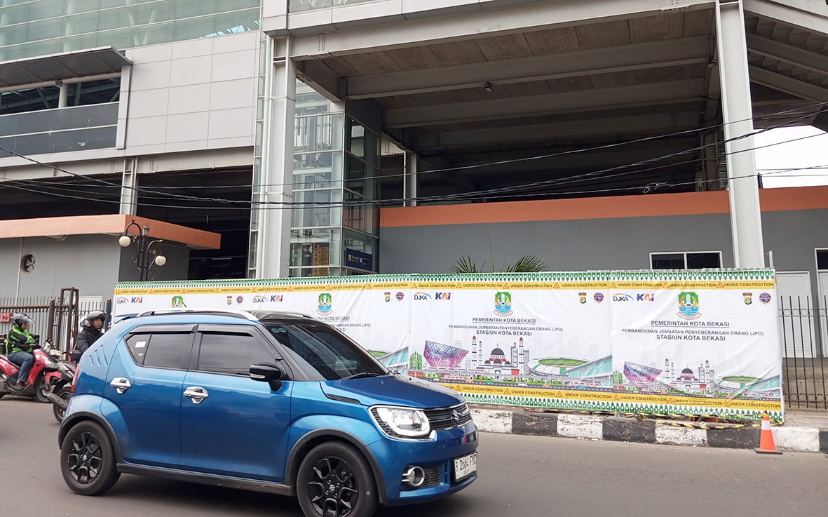 Pembangunan JPO di Stasiun Bekasi Ditargetkan Tuntas Setelah Lebaran