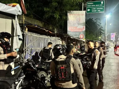 Razia Dini Hari di Jalur Bekasi–Bogor, Polisi Amankan 5 Motor Knalpot Brong dan Satu Plat Nomor Thailand Ilegal